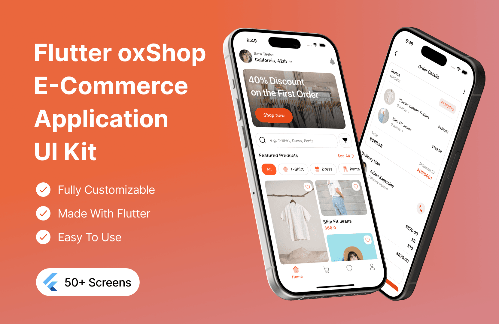 OxShop: Flutter E-Commerce Application UI Kit